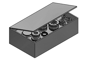 KIT OF CYLINDER PARTS IN BOXES